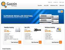 Tablet Screenshot of gazzin.com